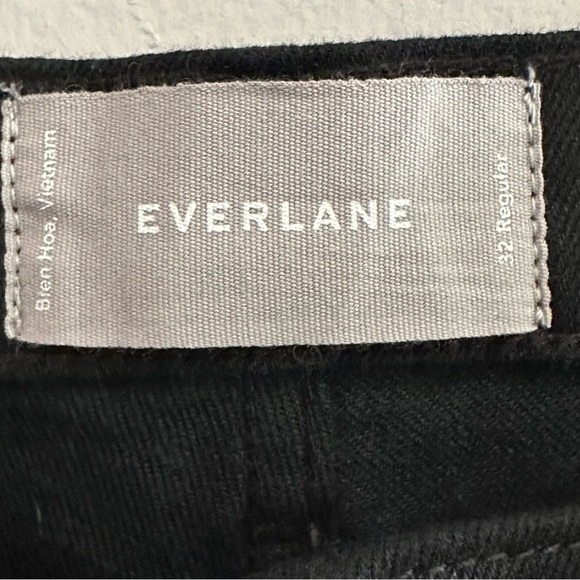EVERLANE WAY-HIGH RAW HEM BLACK JEANS SIZE 32 - Picture 7 of 11